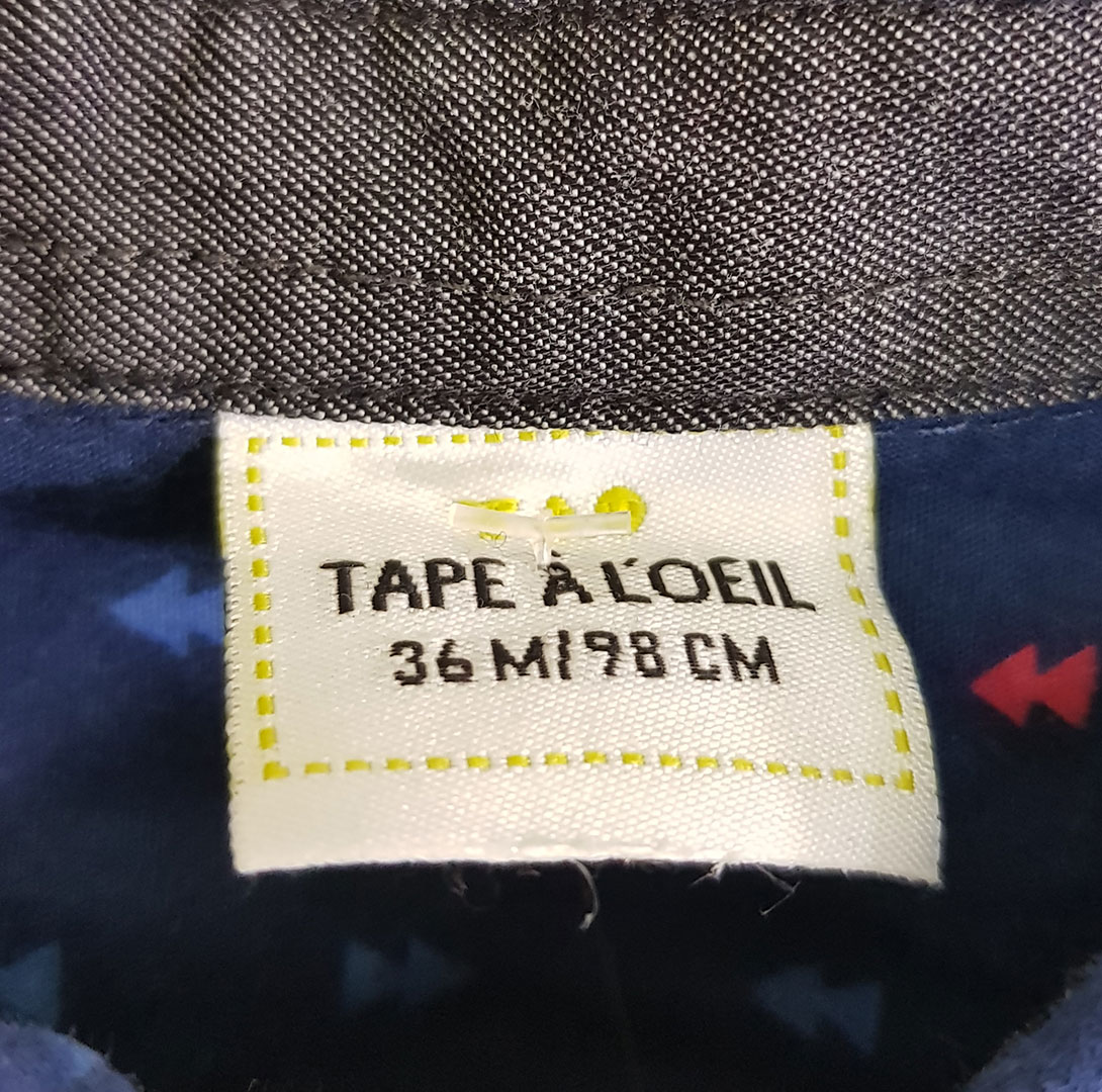 پیراهن پسرانه 22119 سایز 3 تا 36 ماه مارک TAPE LOEIL