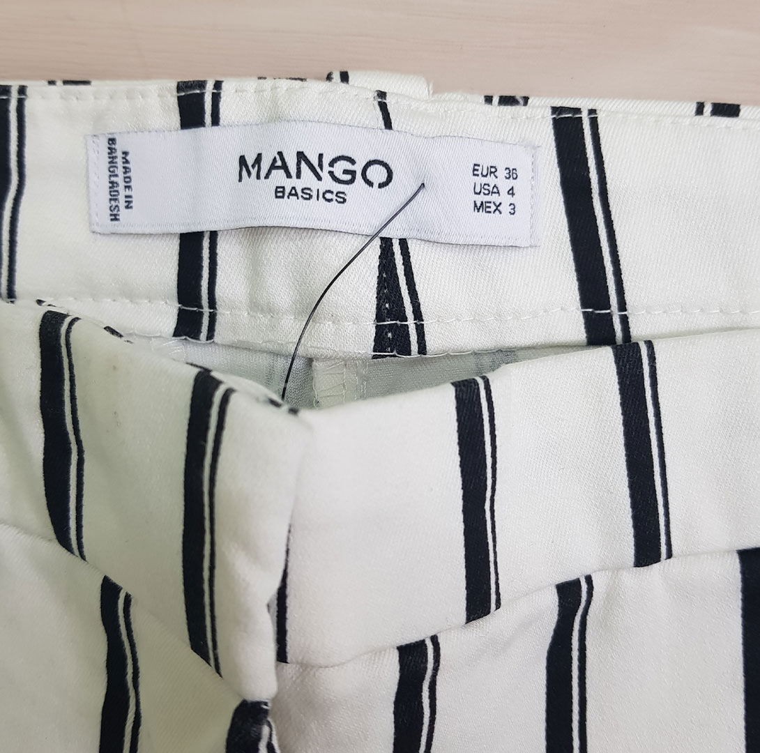 شلوار کتان زنانه 22252 سایز 32 تا 42 مارک MANGO