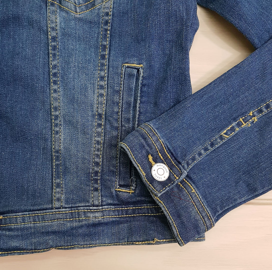 ژاکت جینز دخترانه 22267 سایز 7 تا 16 سال مارک MANGUUN