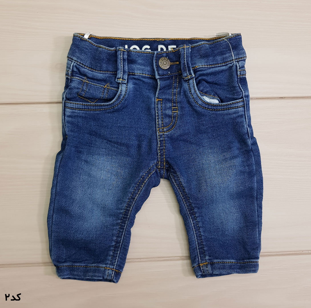 شلوار جینز دخترانه 22314 سایز 3 ماه تا 2 سال مارک BABY CLUB
