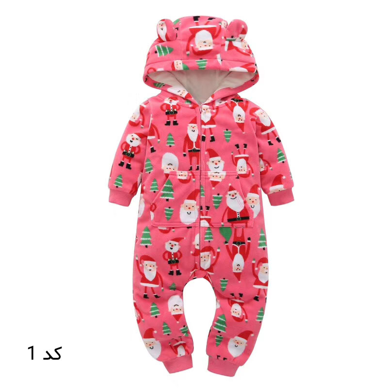 سرهمی مخمل دخترانه 22349 سایز 6 تا 24 ماه کد 1 مارک Carters