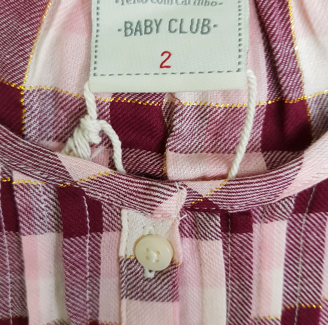 مانتو دخترانه 22409 مارک BABY CLUB