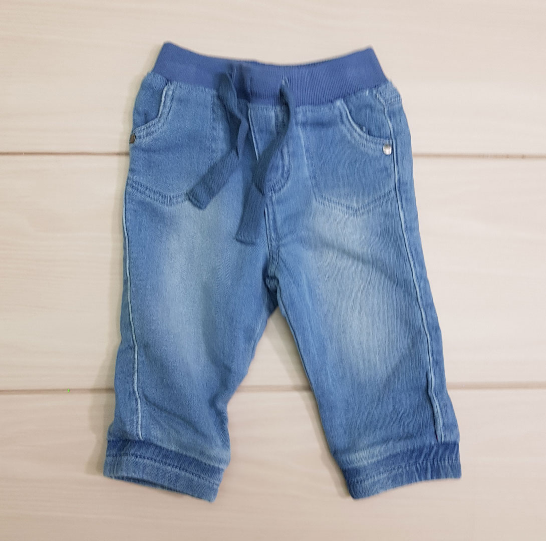 شلوار جینز کمرکش 22423 سایز 6 تا 24 ماه