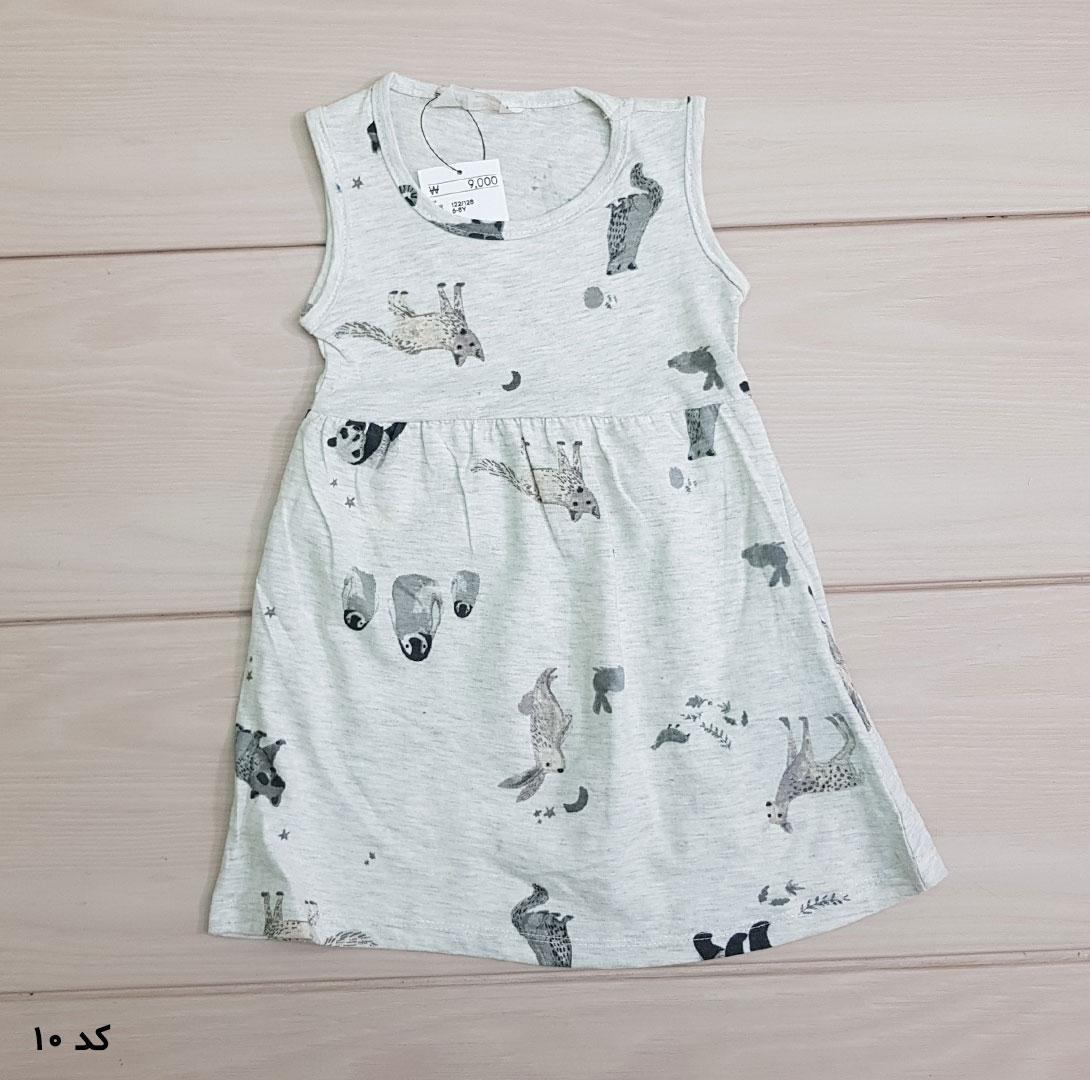 سارافون دخترانه 22592 سایز 2 تا 9 سال مارک H&M