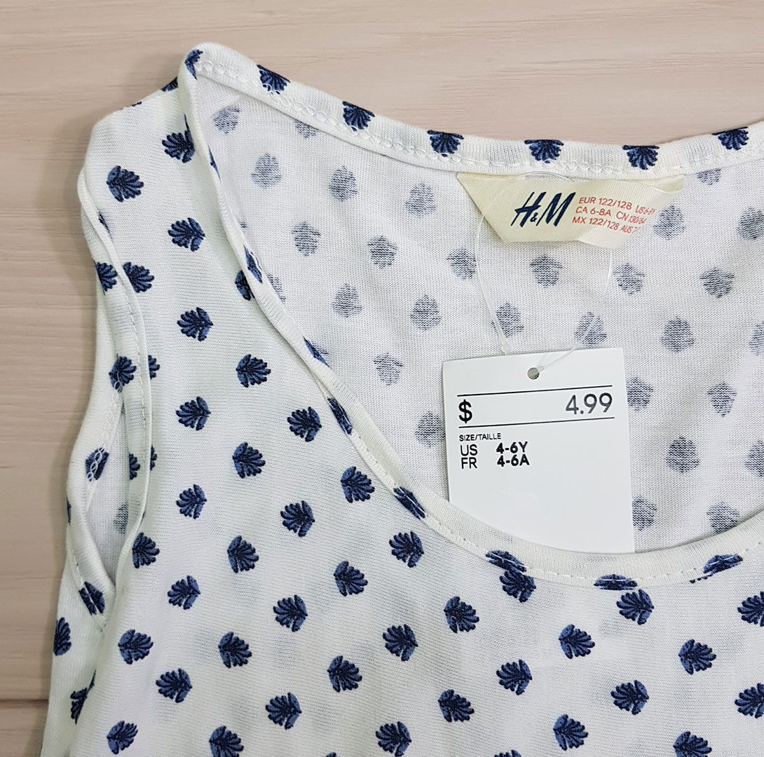 سارافون دخترانه 22592 سایز 2 تا 9 سال مارک H&M