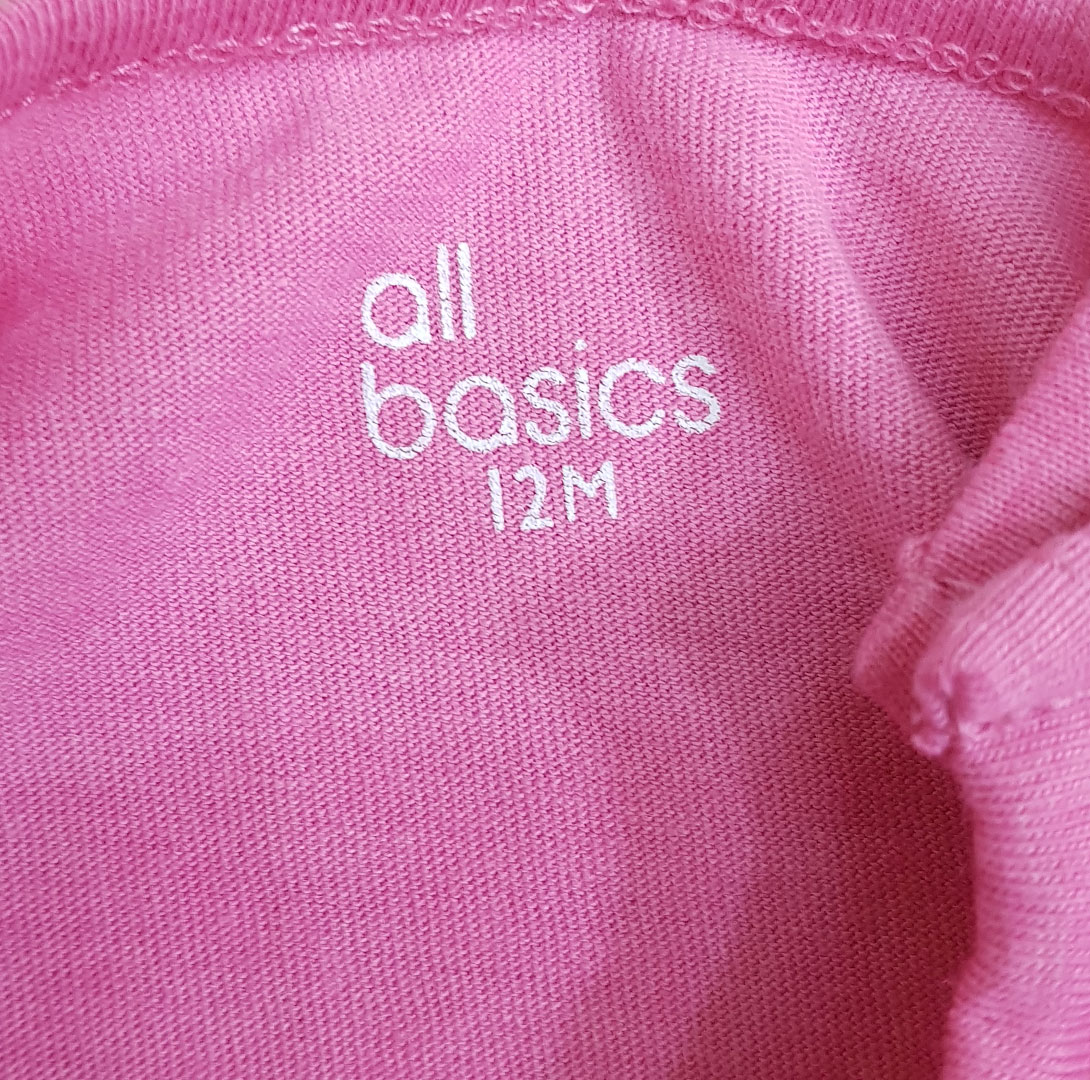 بلوز دخترانه 22598 سایز 6 ماه تا 4 سال مارک ALL BASICS