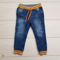 شلوار جینز کمرکش پسرانه 22864 سایز 1.5 تا 7 سال مارک KIKI & KOKO