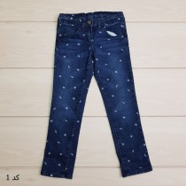 شلوار جینز دخترانه 23059 سایز 1 تا 14 سال