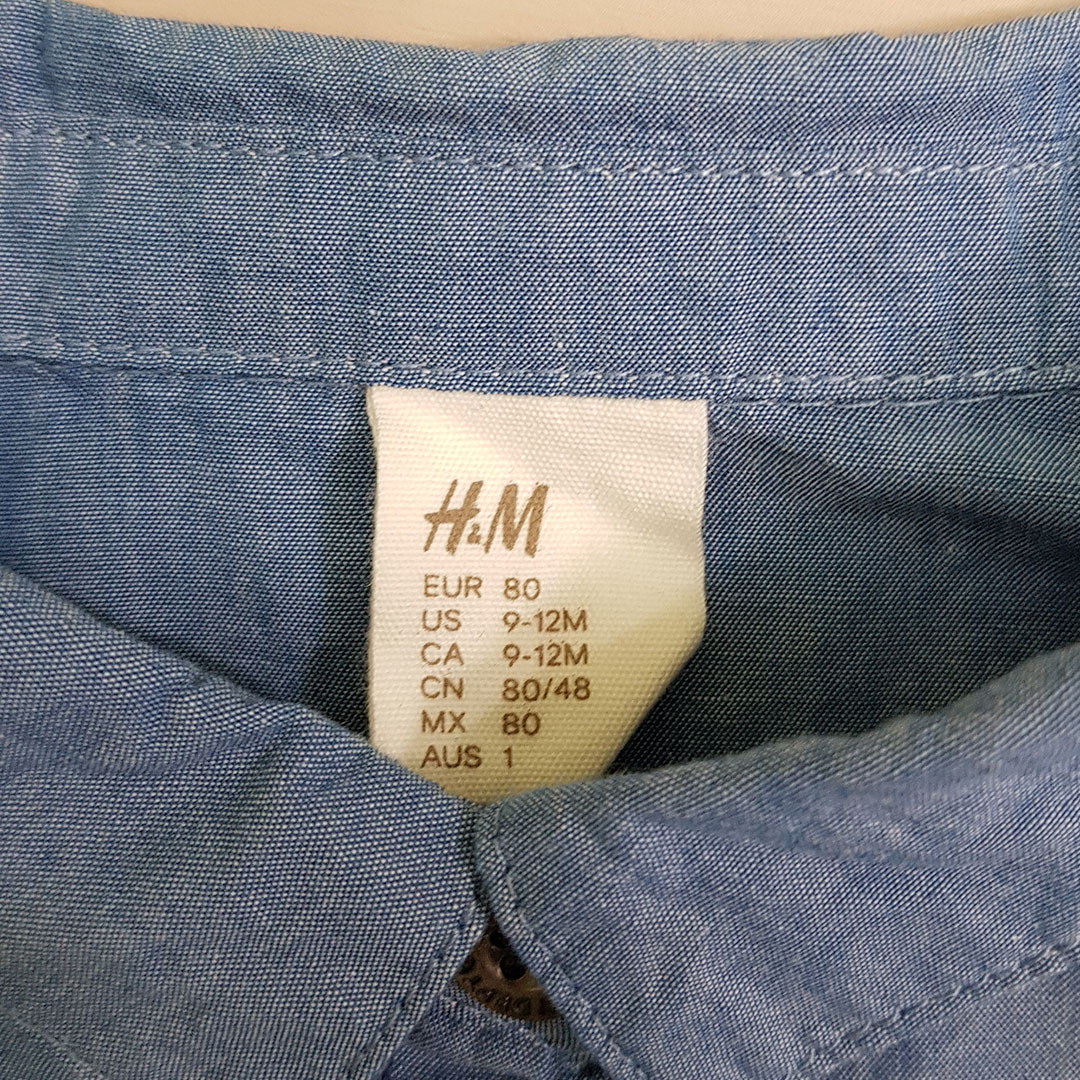 مانتو دخترانه 23265 سایز 4 ماه تا 12 سال مارک H&M