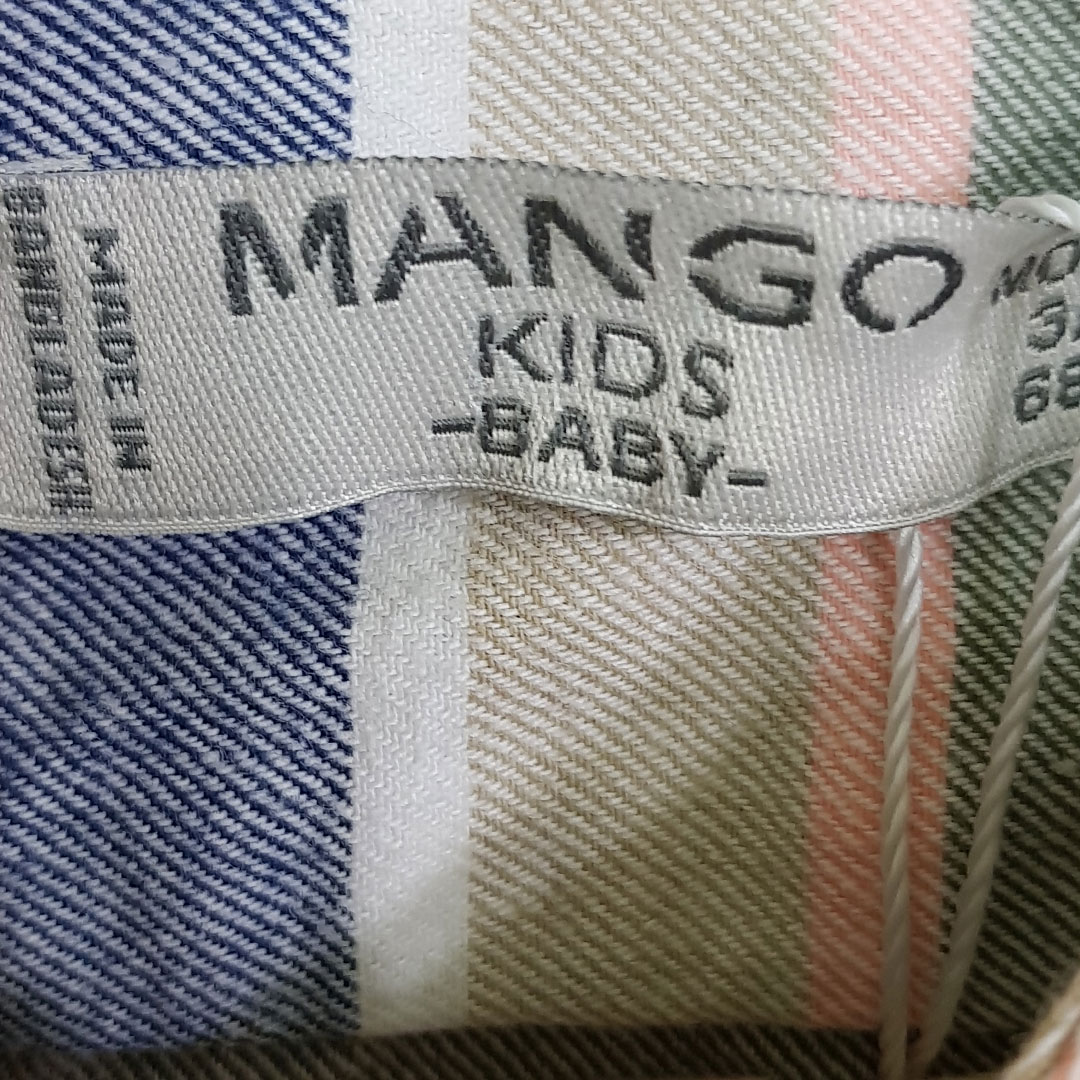 پیراهن پسرانه 23303 سایز 3 ماه تا 4 سال مارک MANGO