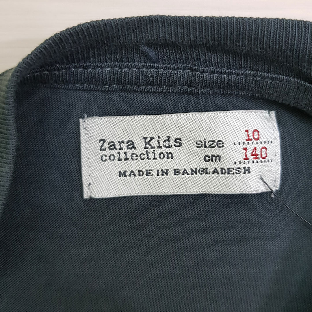 تی شرت پسرانه 23530 سایز 4 تا 14 سال مارک ZARA