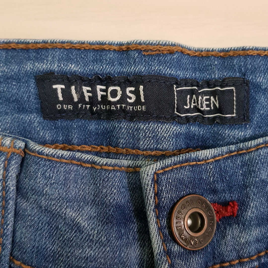 شلوار جینز 23769 سایز 2 تا 14 سال مارک TIFFOSI