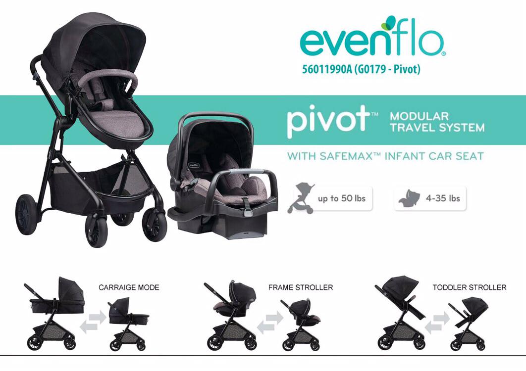 سرویس 2 تیکه اوین فلو 403592 مارک evenflo