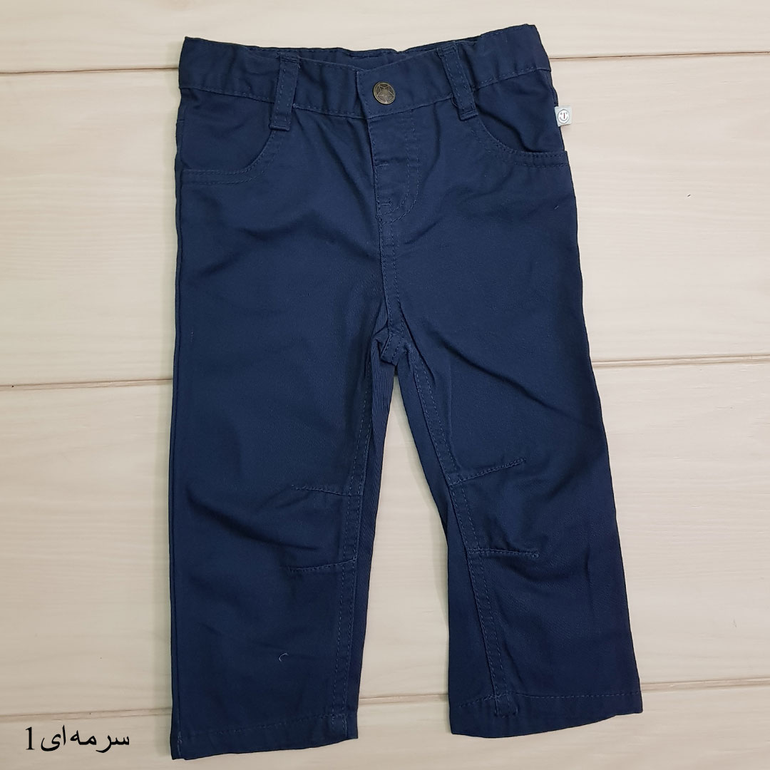 شلوار جینز پسرانه23841 سایز 6 ماه تا2 سال مارک Liegelind
