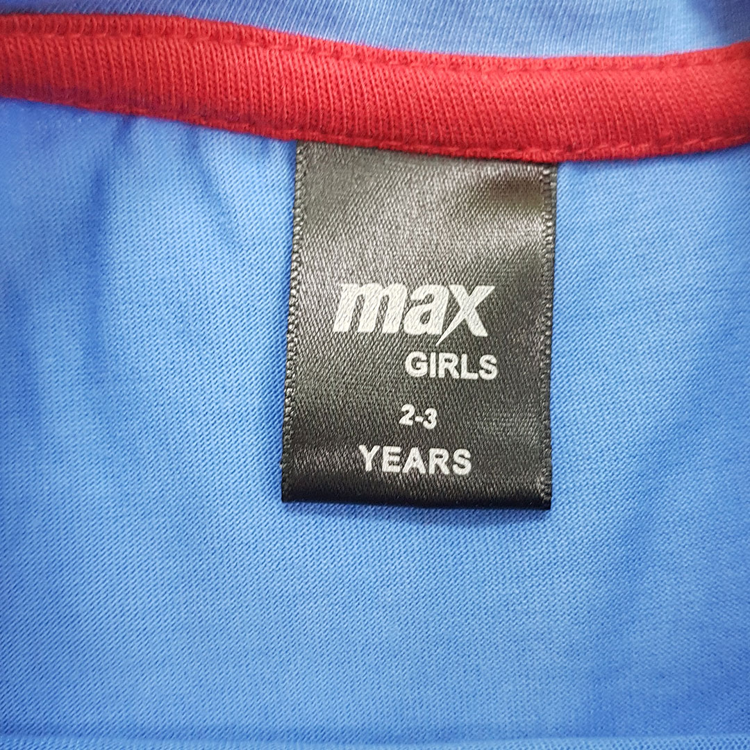ست دخترانه 24051 سایز 2 تا 8 سال مارک MAX