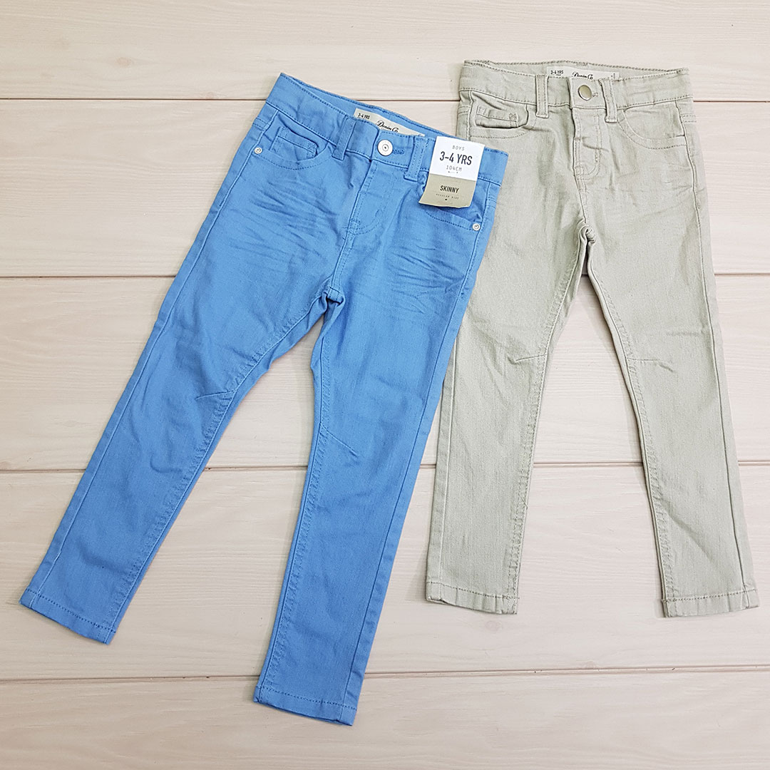 شلوار جینز رنگی 24028 سایز 2 تا 8 سال مارک DENIM CO
