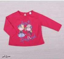 بلوز دخترانه 10761 سایز 3 تا 36 ماه مارک free style