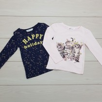 بلوز دخترانه 24180 سایز 1.5 تا 10 سال مارک H&M