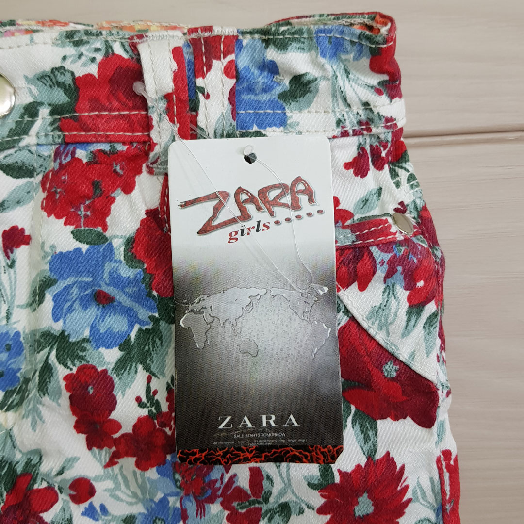 شلوار دخترانه 24221 سایز 2 تا 8 سال مارک ZARA