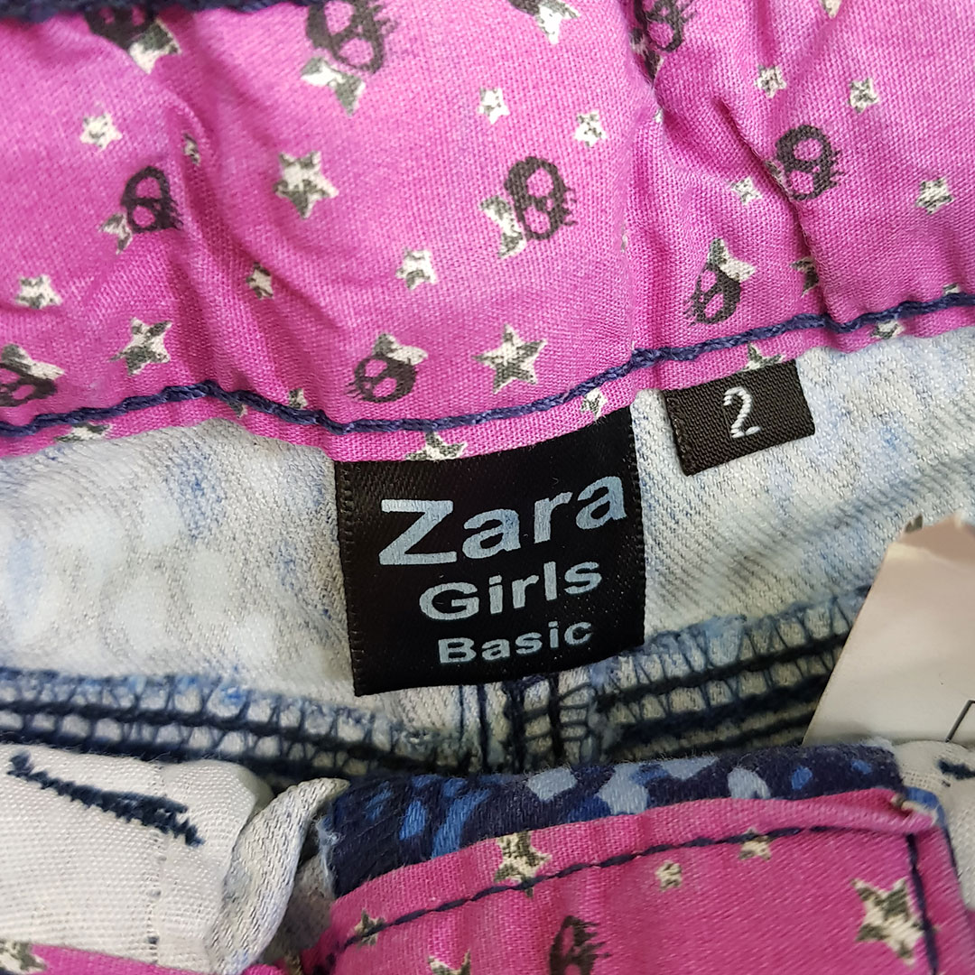 شلوار دخترانه 24221 سایز 2 تا 8 سال مارک ZARA