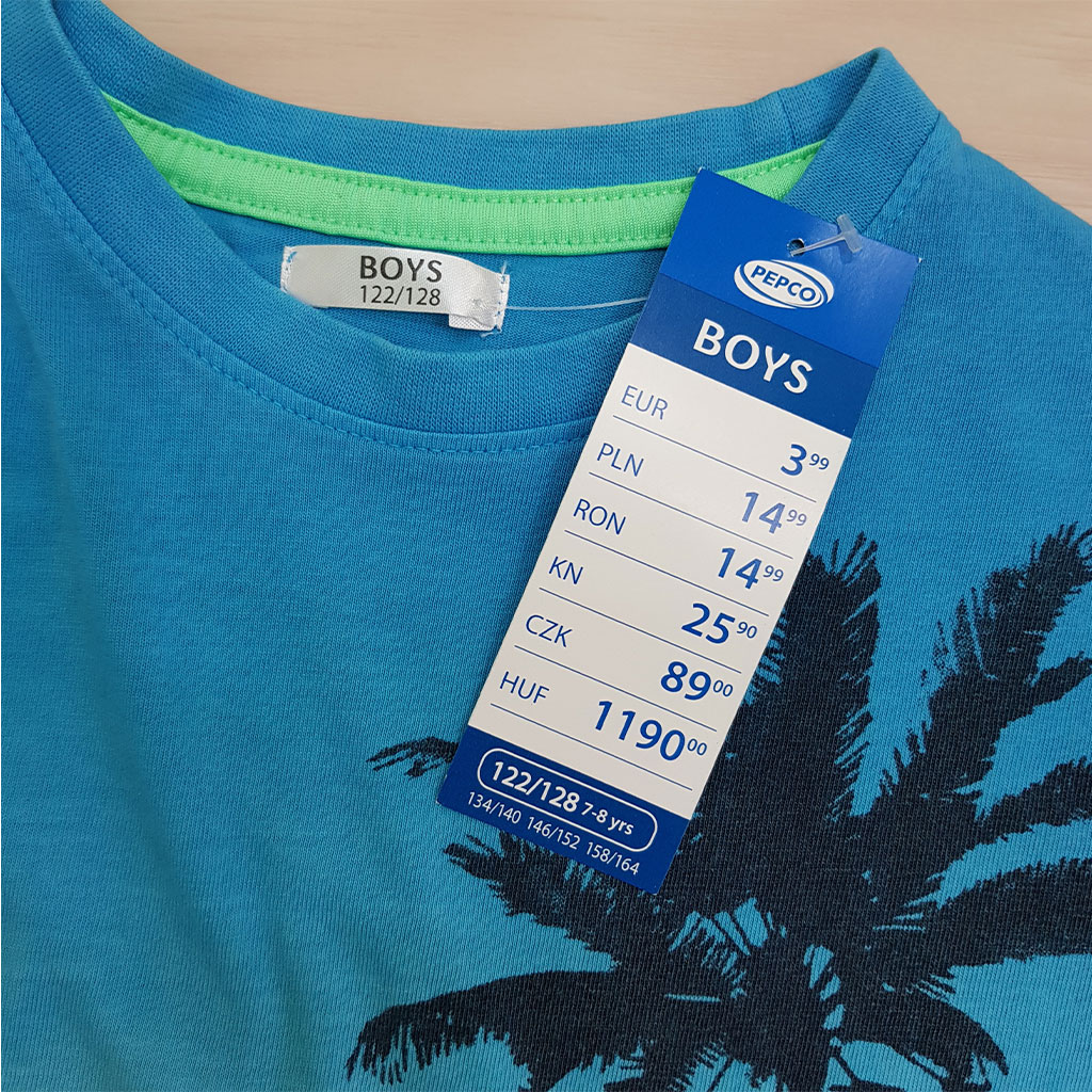 تی شرت پسرانه 24390 سایز 7 تا 14 سال مارک PEPCO