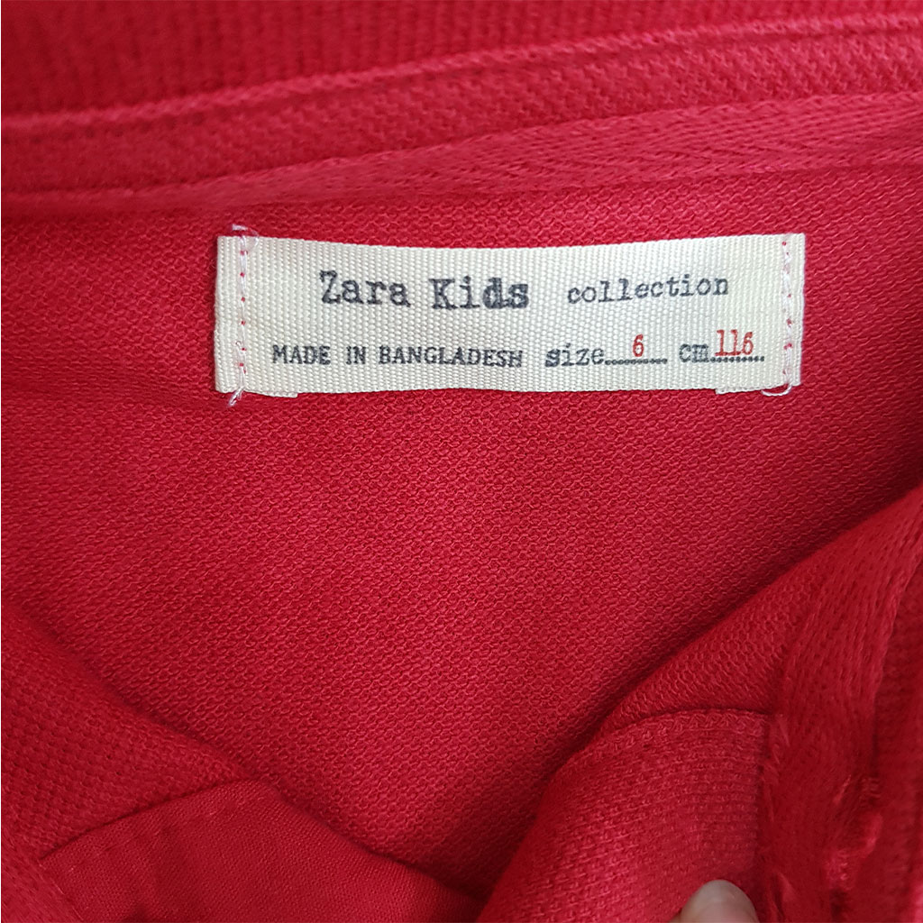 تی شرت پسرانه 24419 سایز 2 تا 14 سال مارک ZARA