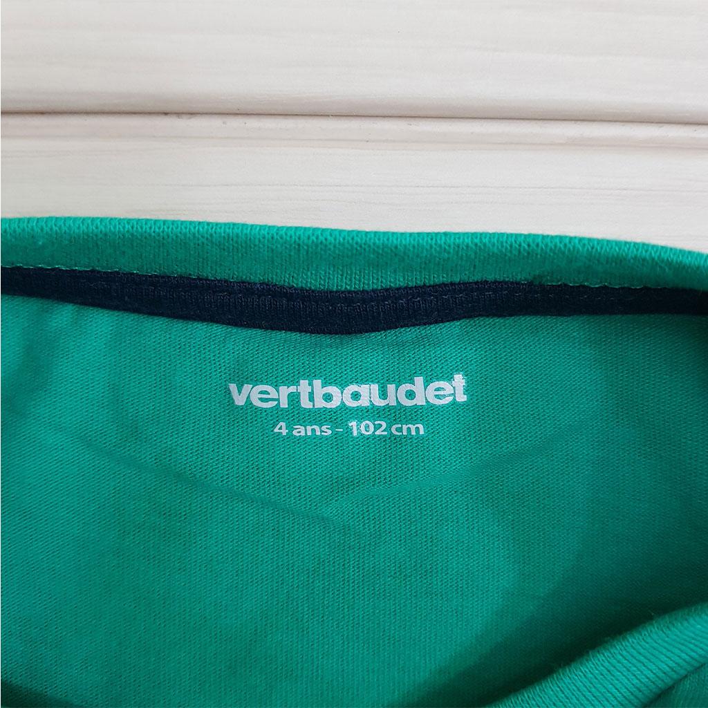 تی شرت پسرانه 24430 سایز 2 تا 14 سال مارک VERTBAUDET