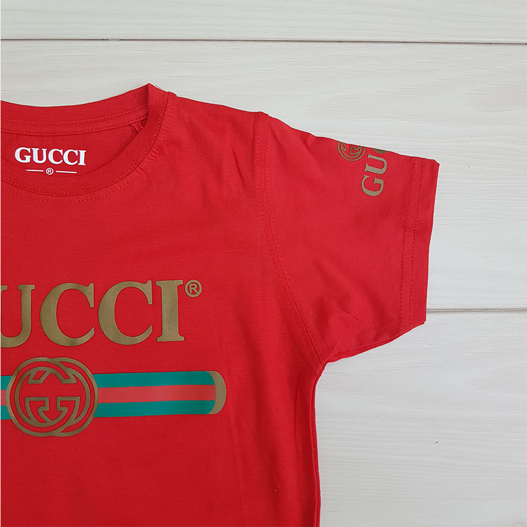 تی شرت پسرانه 24593 سایز 2 تا 16 مارک GUCCI