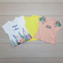 تی شرت دخترانه 24666 سایز 6 ماه تا 4 سال مارک ZARA