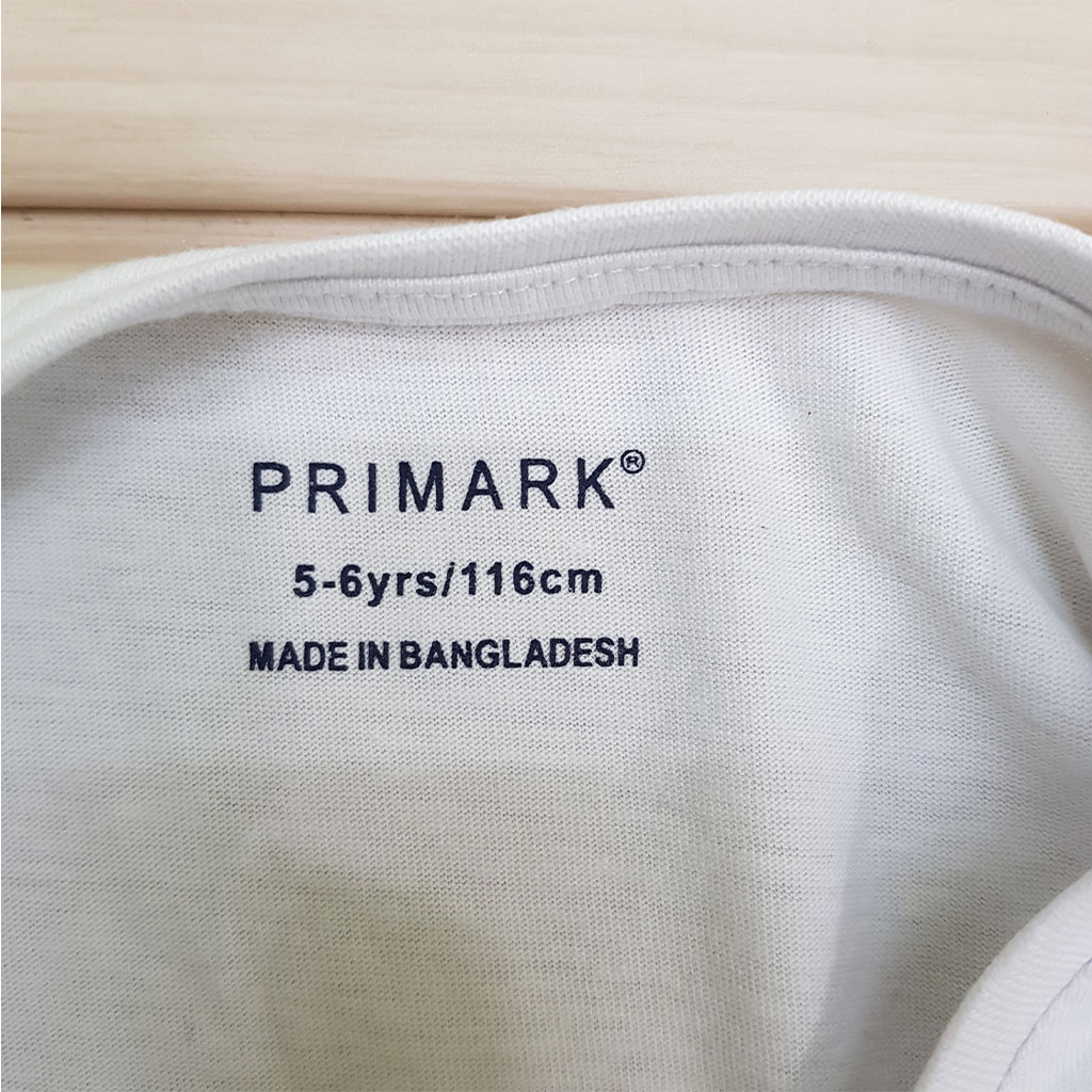 تی شرت دخترانه 24539 سایز 2 تا 8 سال مارک PRIMARK