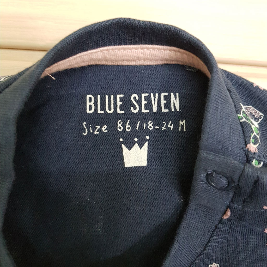 سارافون دخترانه 24629 سایز 6 تا 24 ماه مارک BLUE SEVEN