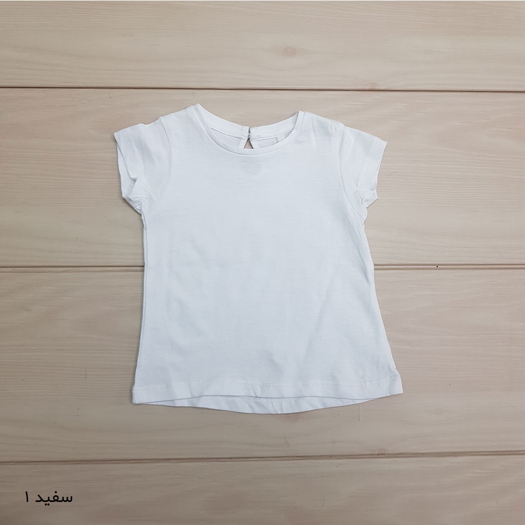 تی شرت دخترانه 24561 سایز 6 ماه تا 4 سال مارک UNIT KIDS