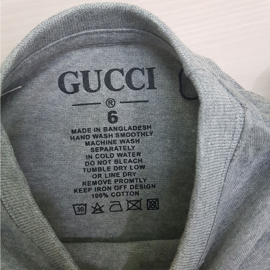 تی شرت پسرانه 24592 سایز 2 تا 16 سال مارک GUCCI