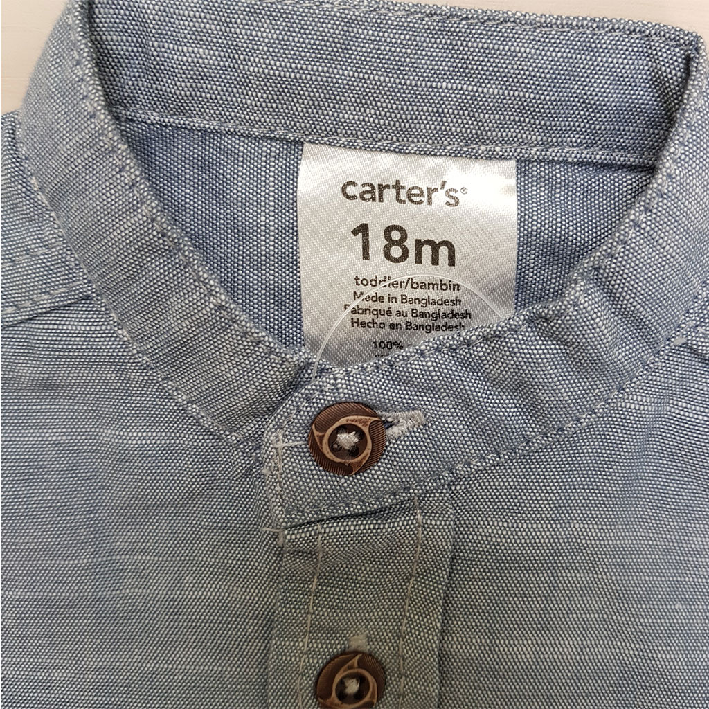 پیراهن پسرانه 24829 سایز 12 ماه تا 6 سال مارک Carters