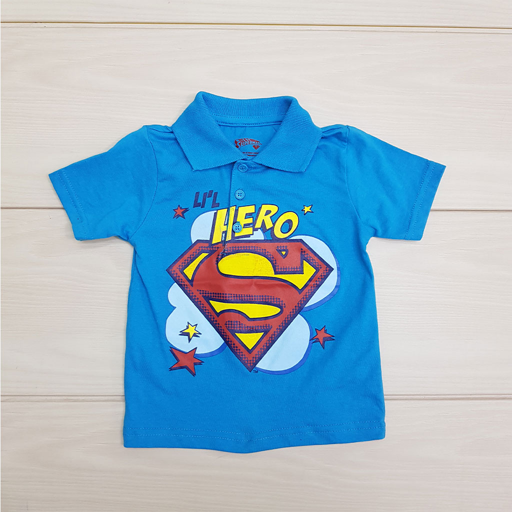 تی شرت پسرانه 24818 سایز بدوتولد تا 5 سال مارک SUPERMAN