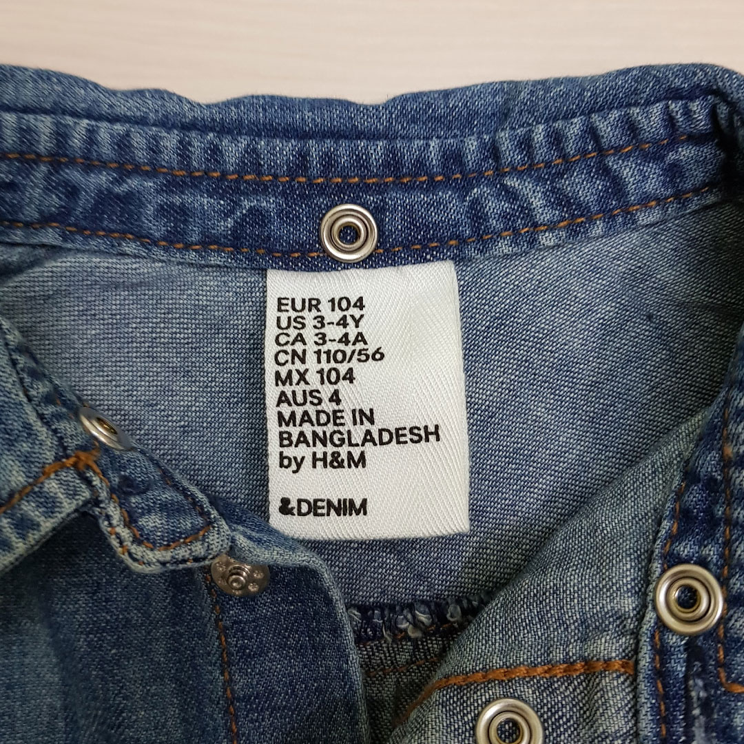 پیراهن جینز  25225 سایز 2 تا 8 سال مارک H&M