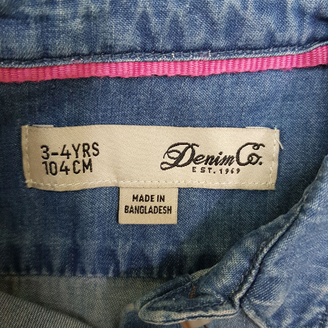 پیراهن جینز 25221 سایز 2 تا 11 سال مارک DENIM CO