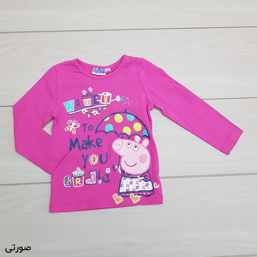 بلوز دخترانه 25255 سایز 3 تا 8 سال مارک PEPPAPIG