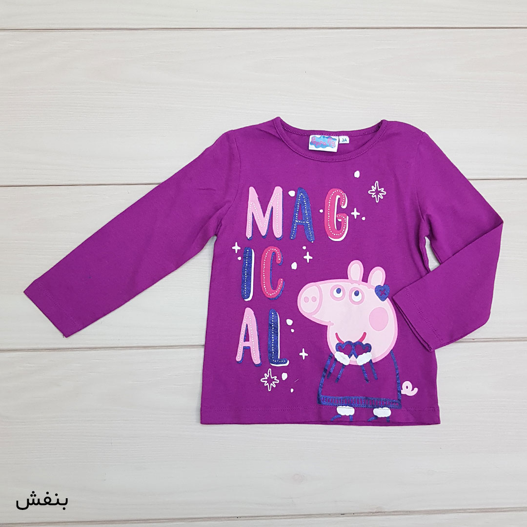 بلوز دخترانه 25255 سایز 3 تا 8 سال مارک PEPPAPIG