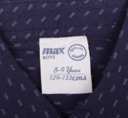 پیراهن پسرانه 10684 سایز 8 تا 14 سال مارک MAX