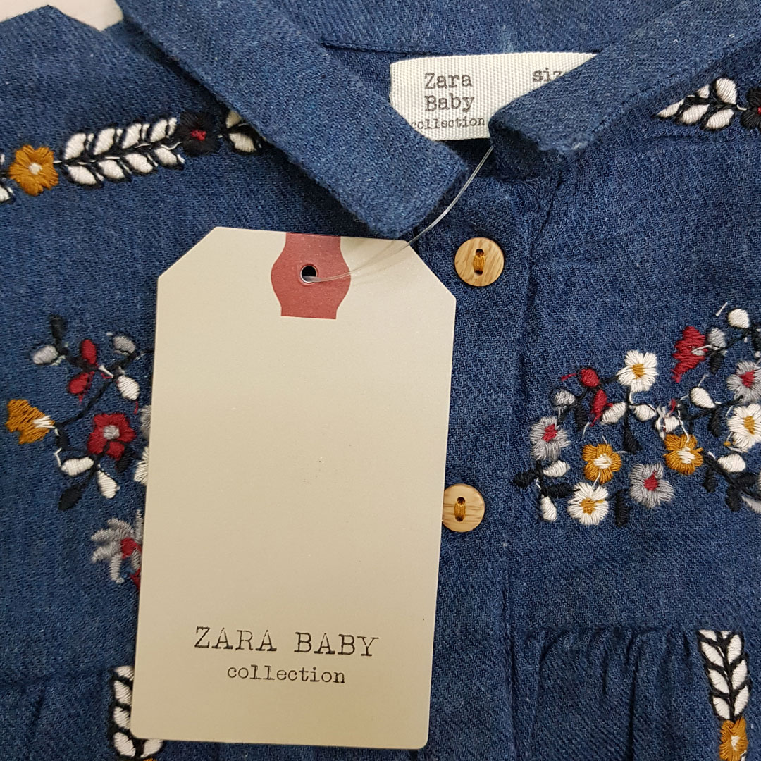 سارافون دخترانه 25313 سایز 9 ماه تا 4 سال مارک ZARA