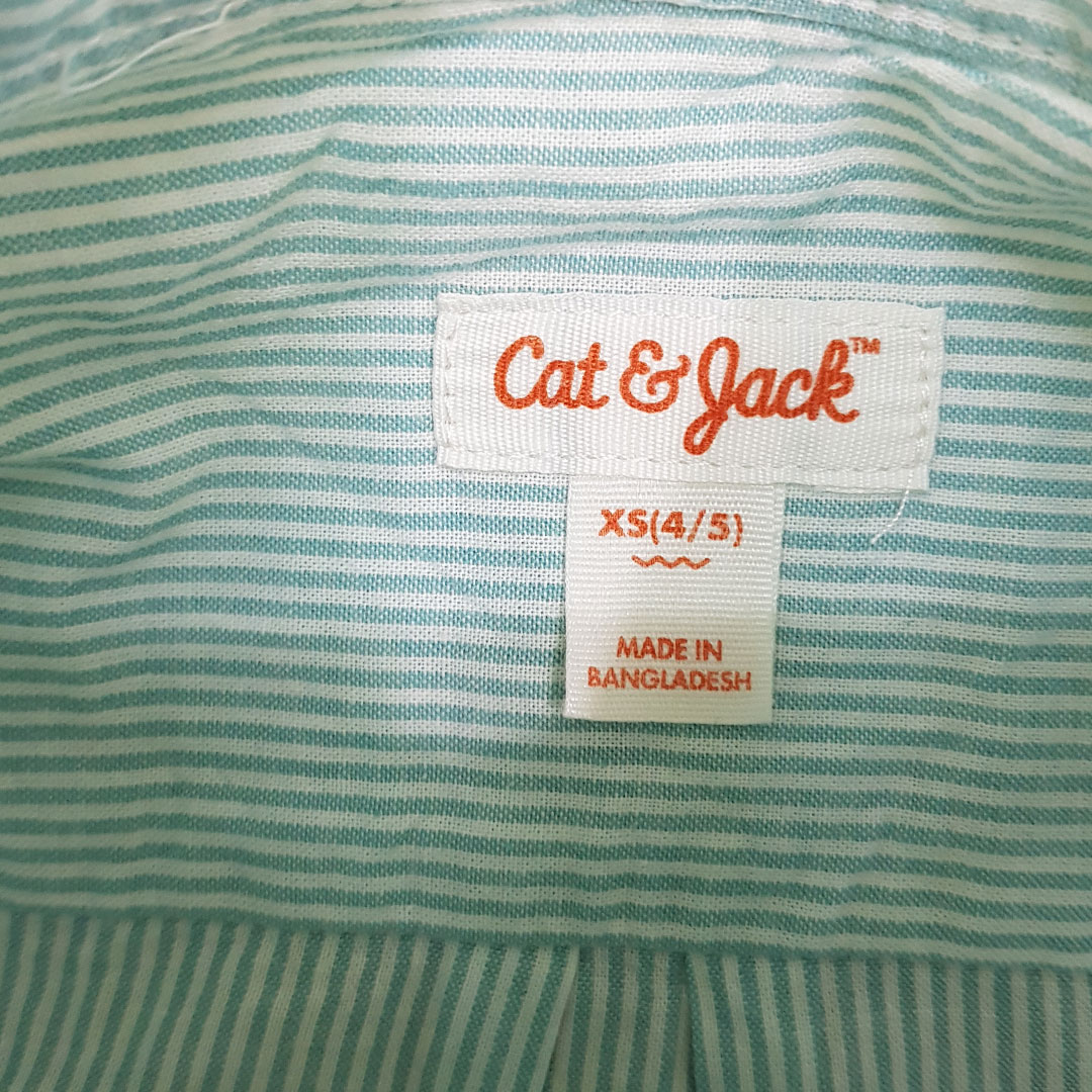 پیراهن پسرانه 25370 سایز 4 تا 10 سال مارک CAT&JACK