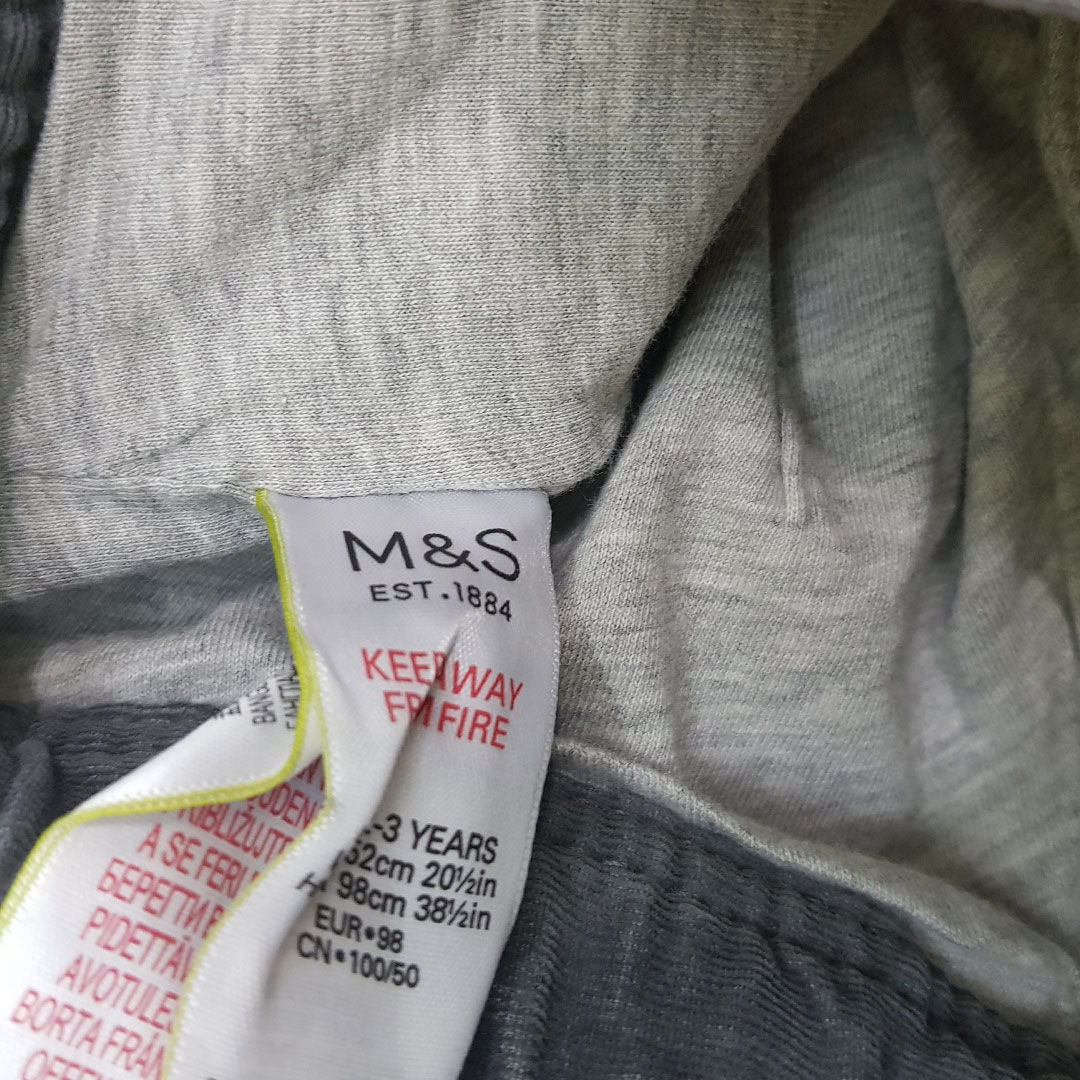 شلوار مخمل لاینردار 25554 سایز 18 ماه تا 6 سال مارک M&S