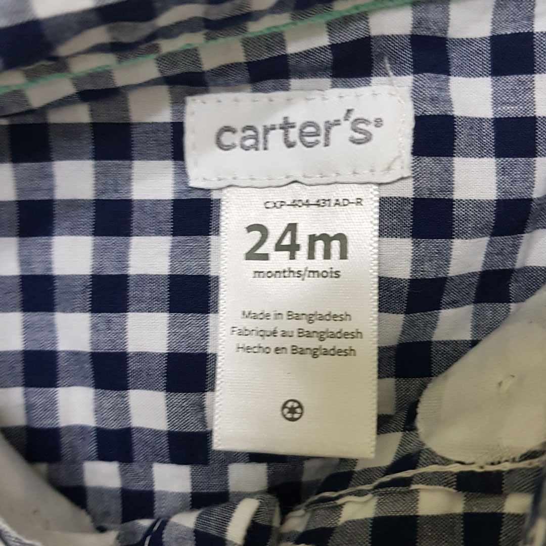 بادی پسرانه 25531 سایز 3 تا 24 ماه مارک Carters