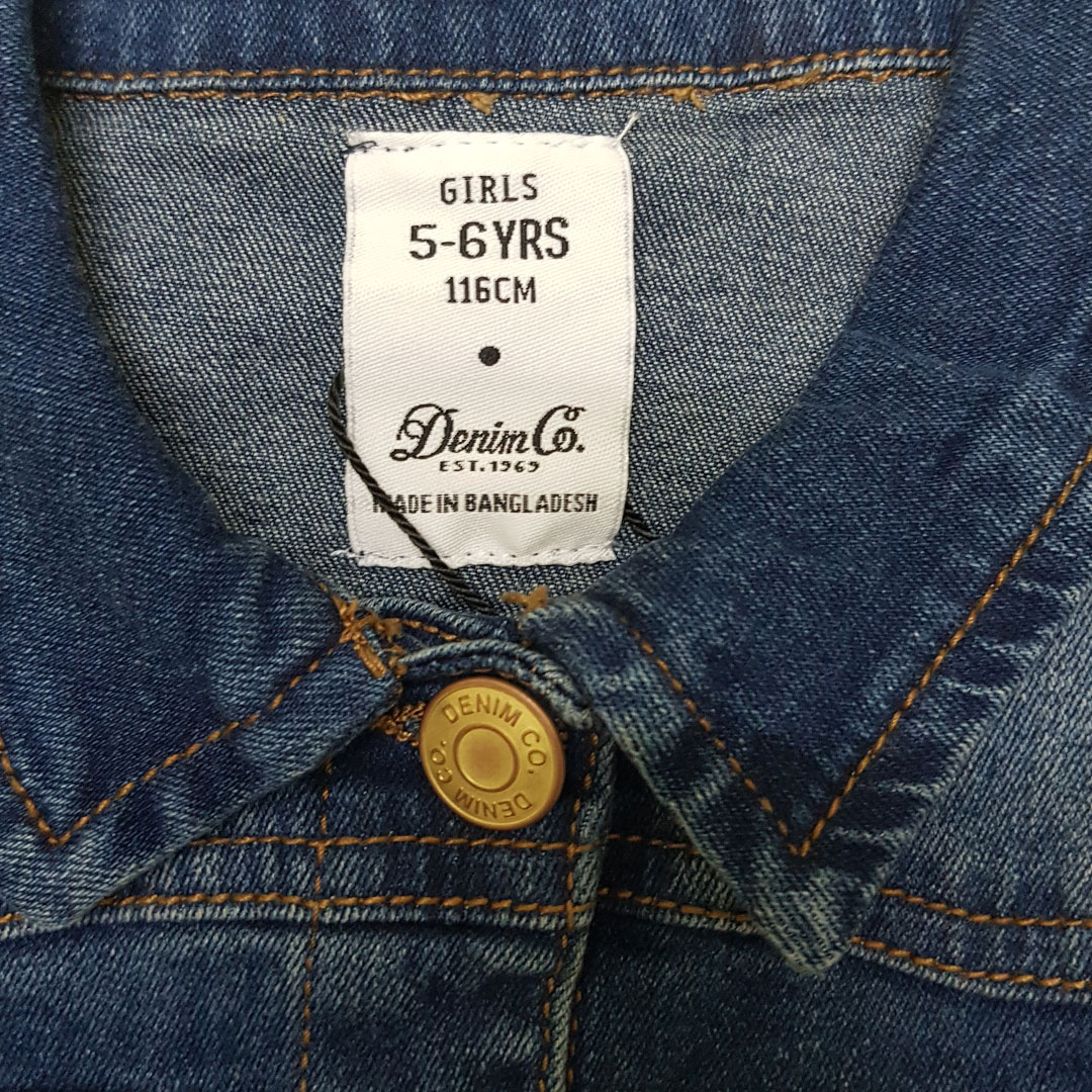 کت جینز 25528 سایز 2 تا 15 سال مارک DENIM CO