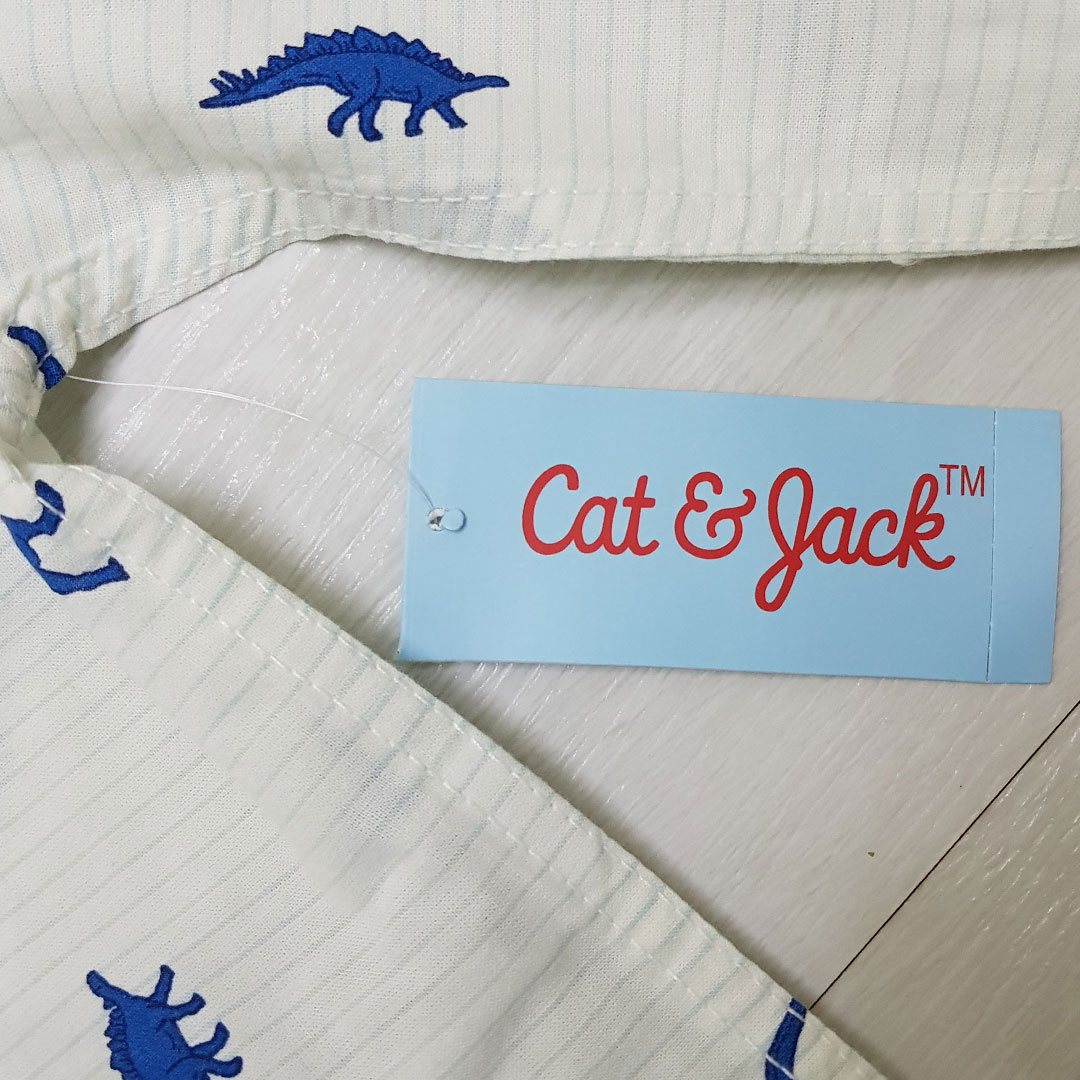 پیراهن پسرانه 25570 سایز 12 ماه تا 5 سال مارک CAT&JACK