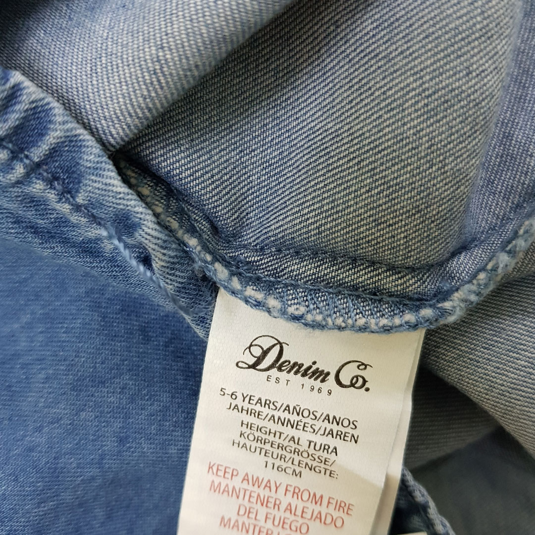 پیراهن جینز 25685 سایز 12 ماه تا 14 سال مارک DENIM CO
