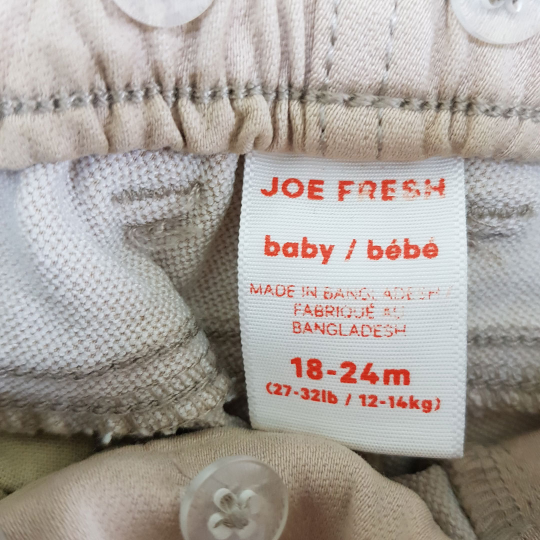 شلوار کتان 25820 سایز 3 ماه تا 5 سال مارک JOE FRESH