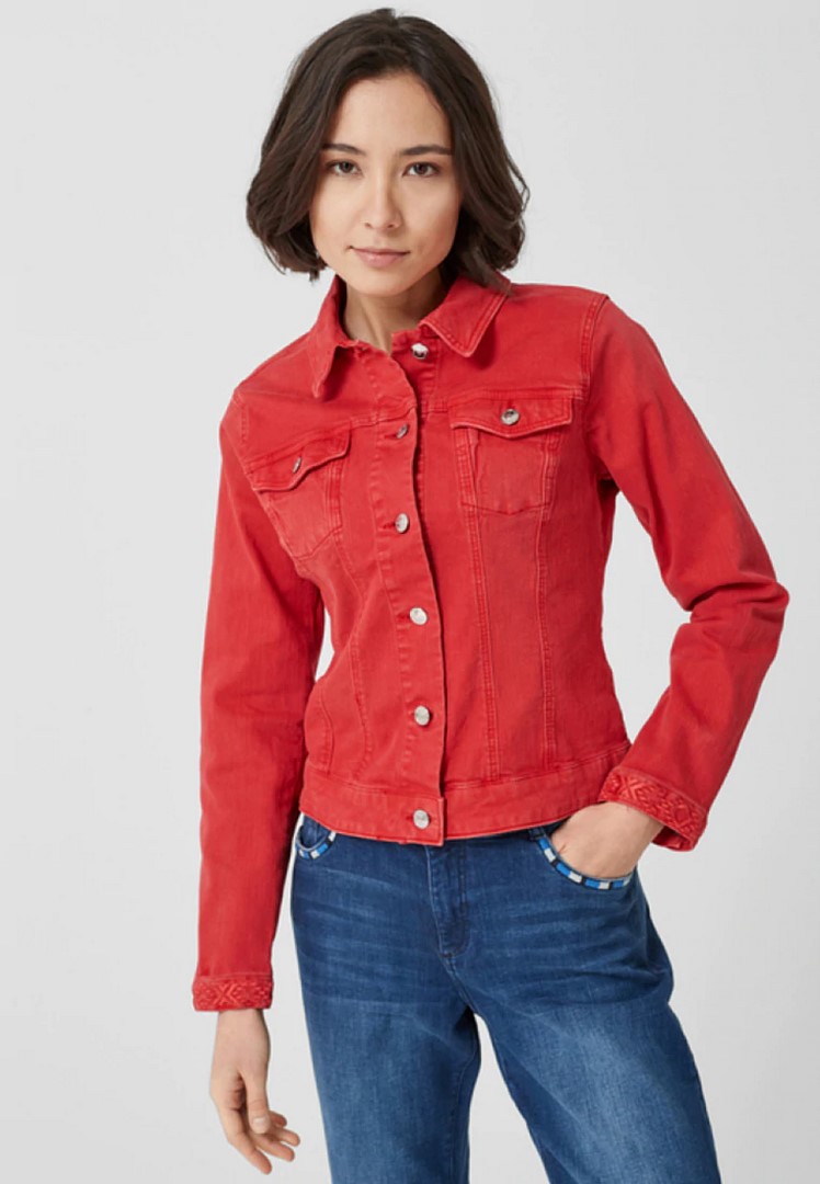 کت جینز زنانه 25810 سایز 34 تا 46 مارک S OLIVE