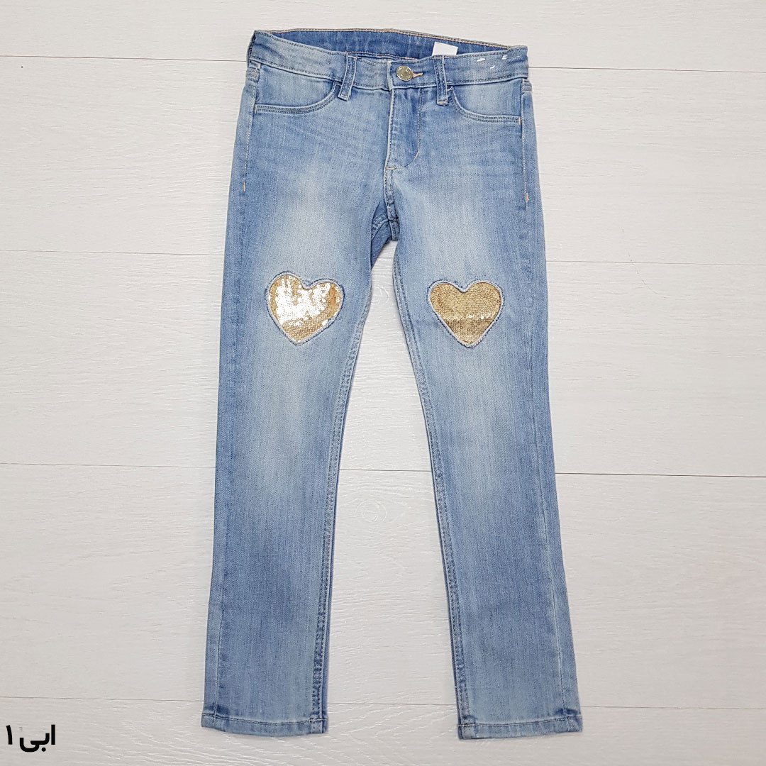 شلوار جینز دخترانه 25818 سایز 1.5 تا 10 سال